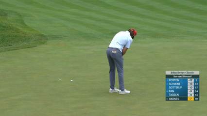 Ricky Barnes sends in birdie at John Deere