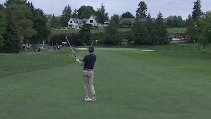 Brian Campbell makes birdie on No. 11 at Albertsons Boise Open
