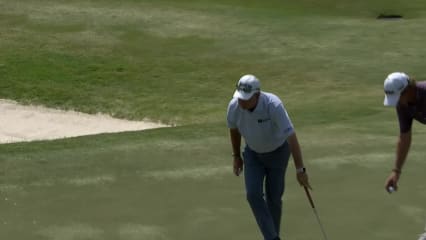 Glen Day makes birdie on No. 18 at Tradition