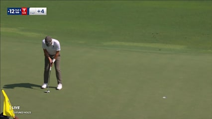Hayden Buckley makes putt for birdie at Wyndham