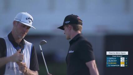 Blades Brown makes birdie on No. 18 at Puerto Rico