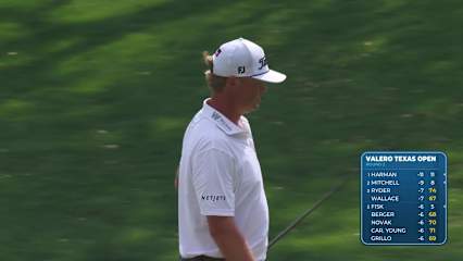 Patton Kizzire makes birdie on No. 18 at Valero