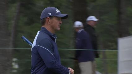 Greg Chalmers makes birdie on No. 14 at Simmons Bank Championship