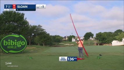 Roger Sloan takes aggressive line to set up birdie at CJ CUP Byron Nelson