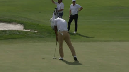 Satoshi Kodaira makes two-putt birdie at Albertsons Boise Open