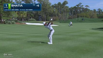 Akshay Bhatia hits 142-yard approach to 3 feet, sets up birdie at THE PLAYERS