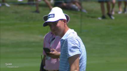 Trevor Werbylo’s pitch-in par save at Mexico Open