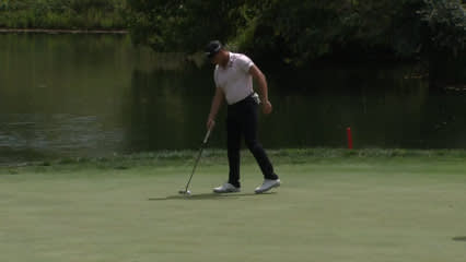 Brent Grant makes birdie on No. 15 at Korn Ferry Tour Champ