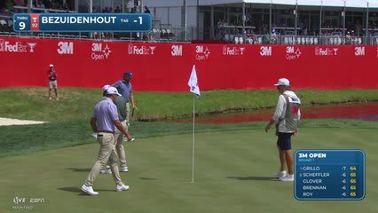 Christiaan Bezuidenhout's 62-yard approach sets up birdie on No. 18 at 3M Open