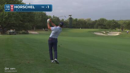 Billy Horschel drains 21-foot birdie putt on No. 11 at Valero