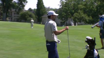 Cody Blick sticks it close from rough and birdies at Utah Championship
