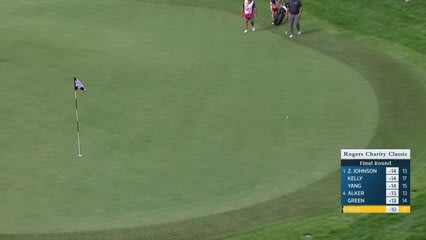 Mike Weir makes birdie on No. 18 at Rogers Charity Classic