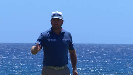 Graeme McDowell sends in lengthy birdie putt at Corales Puntacana