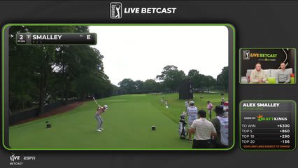 Alex Smalley hits tee shot to 2 feet, sets up birdie on No. 2 at TOUR Championship