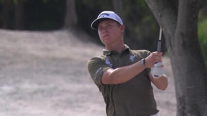 Barend Botha makes birdie on No. 9 at Great Abaco Classic