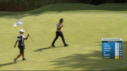 Satoshi Kodaira makes birdie putt at ZOZO CHAMPIONSHIP