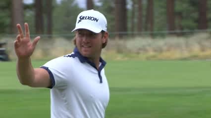 Zack Sucher’s approach to 16 feet leads to birdie at Barracuda