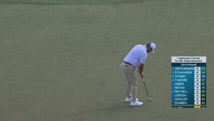 Chan Kim sinks 31-foot birdie putt on No. 18 at Cognizant Classic