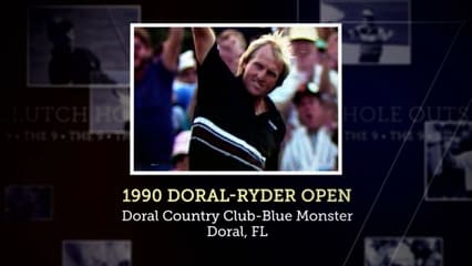 Greg Norman at the 1990 Doral-Ryder Open