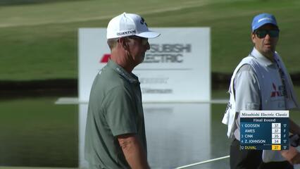 David Duval makes birdie on No. 18 at Mitsubishi Electric Classic