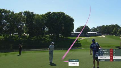 Kristoffer Reitan reaches par-5 No. 15 in two, makes birdie at Truist Championship