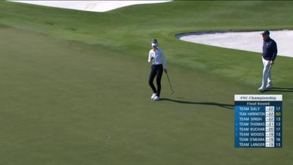 Nelly Korda makes birdie putt at PNC Championship