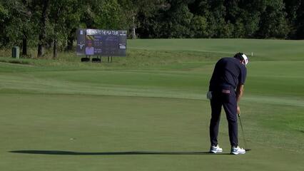 Marcelo Rozo makes birdie on No. 16 at Compliance Solutions