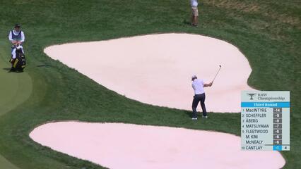 Patrick Cantlay makes birdie on No. 5 at BMW Championship