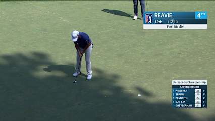 Chez Reavie makes birdie on No. 12 at Barracuda