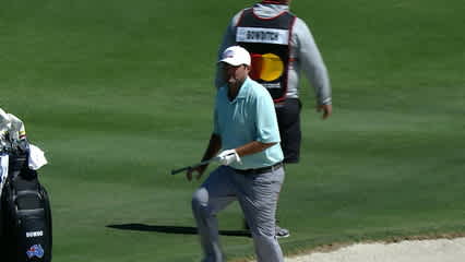 Steven Bowditch cashes in from the bunker at Arnold Palmer