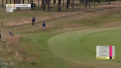 Eugenio Lopez-Chacarra nearly drains 51-yard shot, sets up birdie on No. 12 at Genesis Scottish Open