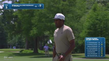 Finau/Greyserman makes birdie on No. 5 at Zurich Classic