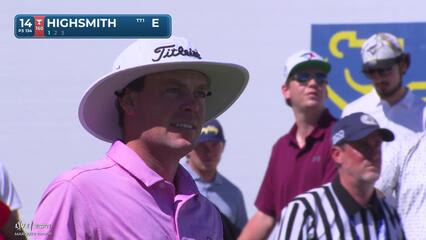 Joe Highsmith hits tee shot to 5 feet, sets up birdie on No. 14 at RBC Canadian