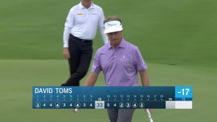 David Toms pours in birdie putt at Mitsubishi