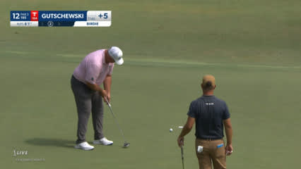 Scott Gutschewski makes short birdie putt at Wyndham