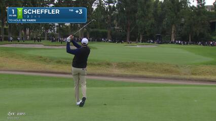 Scottie Scheffler hits 199-yard approach to 24 feet, sets up birdie at The Genesis