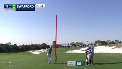Hudson Swafford makes birdie on No. 17 at Valero