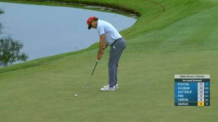 Ricky Barnes spins approach to set up birdie at John Deere
