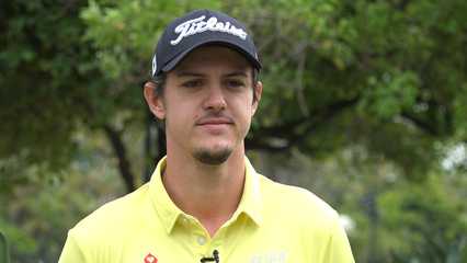 Rafael Becker interview prior to the São Paulo Golf Club Championship