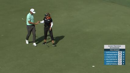 Brooke Henderson sends in birdie putt at Grant Thornton