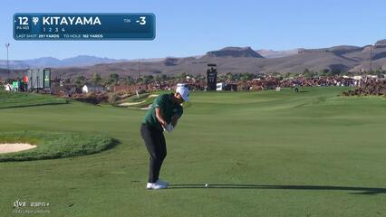 Kurt Kitayama hits 160-yard approach to 9 feet, sets up birdie on No. 12 at Bank of Utah