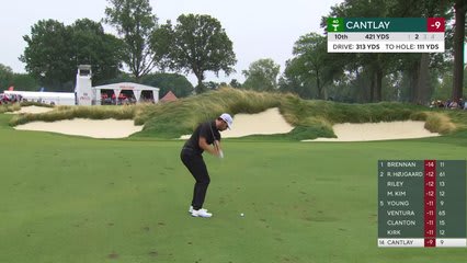 Patrick Cantlay's 113-yard approach sets up birdie on No. 10 at Rocket Classic