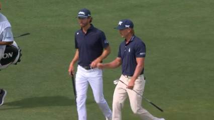 Jake Knapp's tricky eagle for Shot of the Day