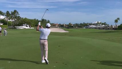 Patrick Welch makes birdie on No. 11 at Bahamas Classic Atlantis