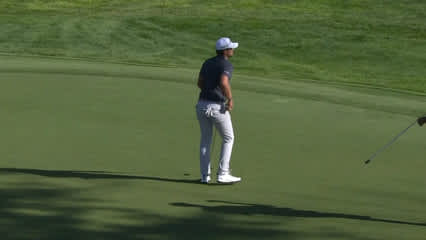 Will Gordon makes short putt for birdie on No. 16 at Utah Championship