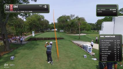 Sungjae Im hits tee shot to 8 feet, sets up birdie on No. 14 at RBC Heritage