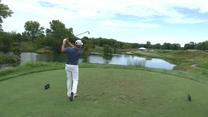 Brice Garnett sticks tee shot to set up birdie at Korn Ferry Tour Champ