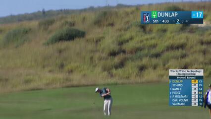 Nick Dunlap makes birdie on No. 5 at World Wide Technology