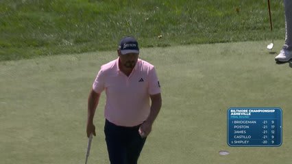 Andrew Novak's 248-yard approach sets up birdie on No. 15 at Biltmore Championship