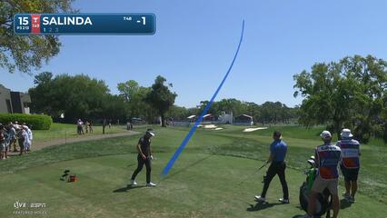 Isaiah Salinda hits 216-yard drive to 9 feet, sets up birdie at Valspar